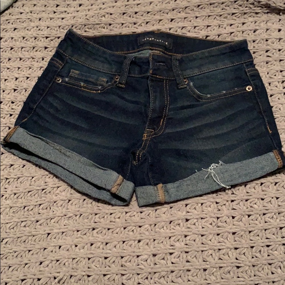 Denim shorts